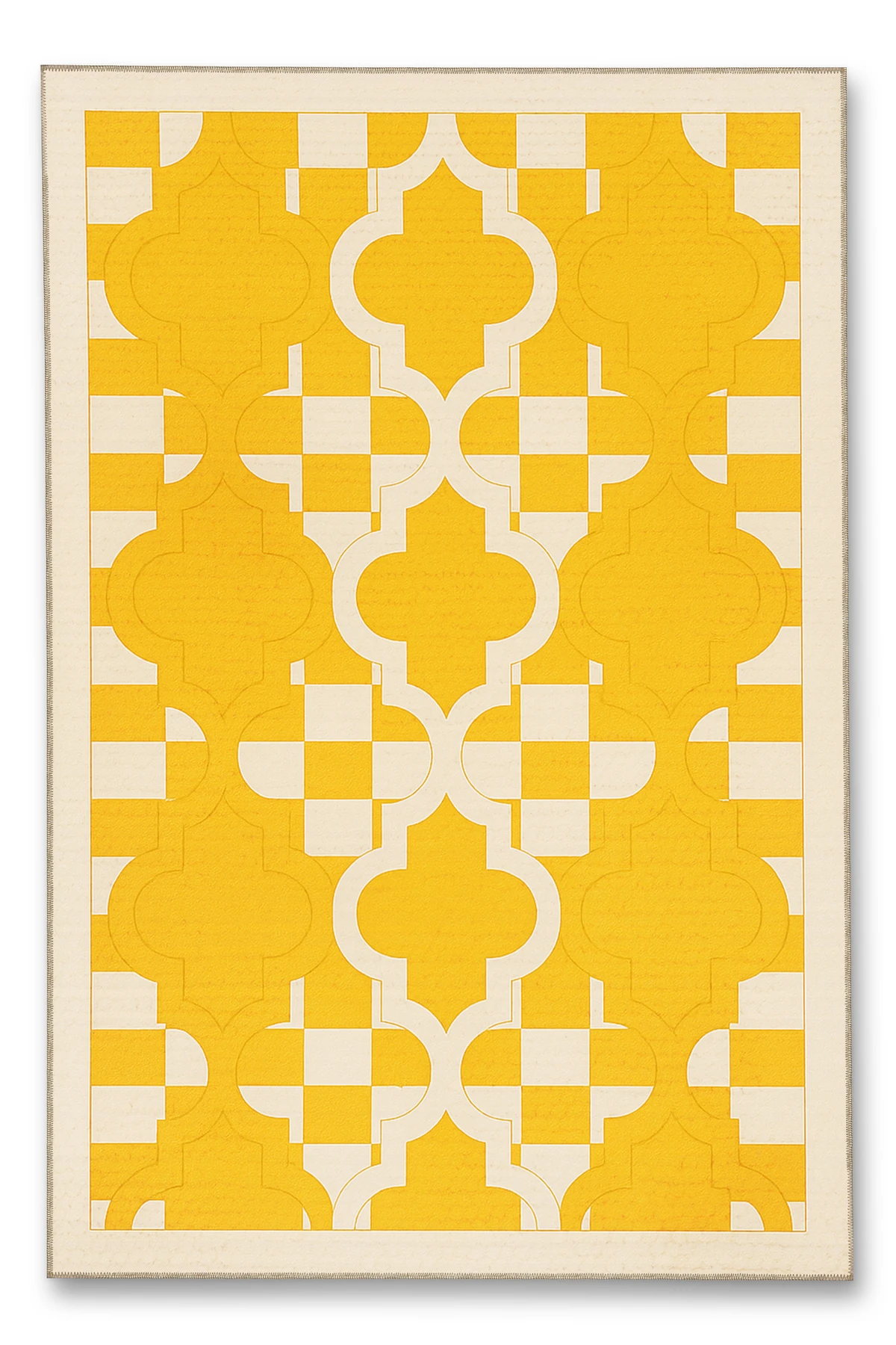 MOSSO Çiçek Motifli Desen Dokuma Taban Vintage Dekoratif Halımosso926