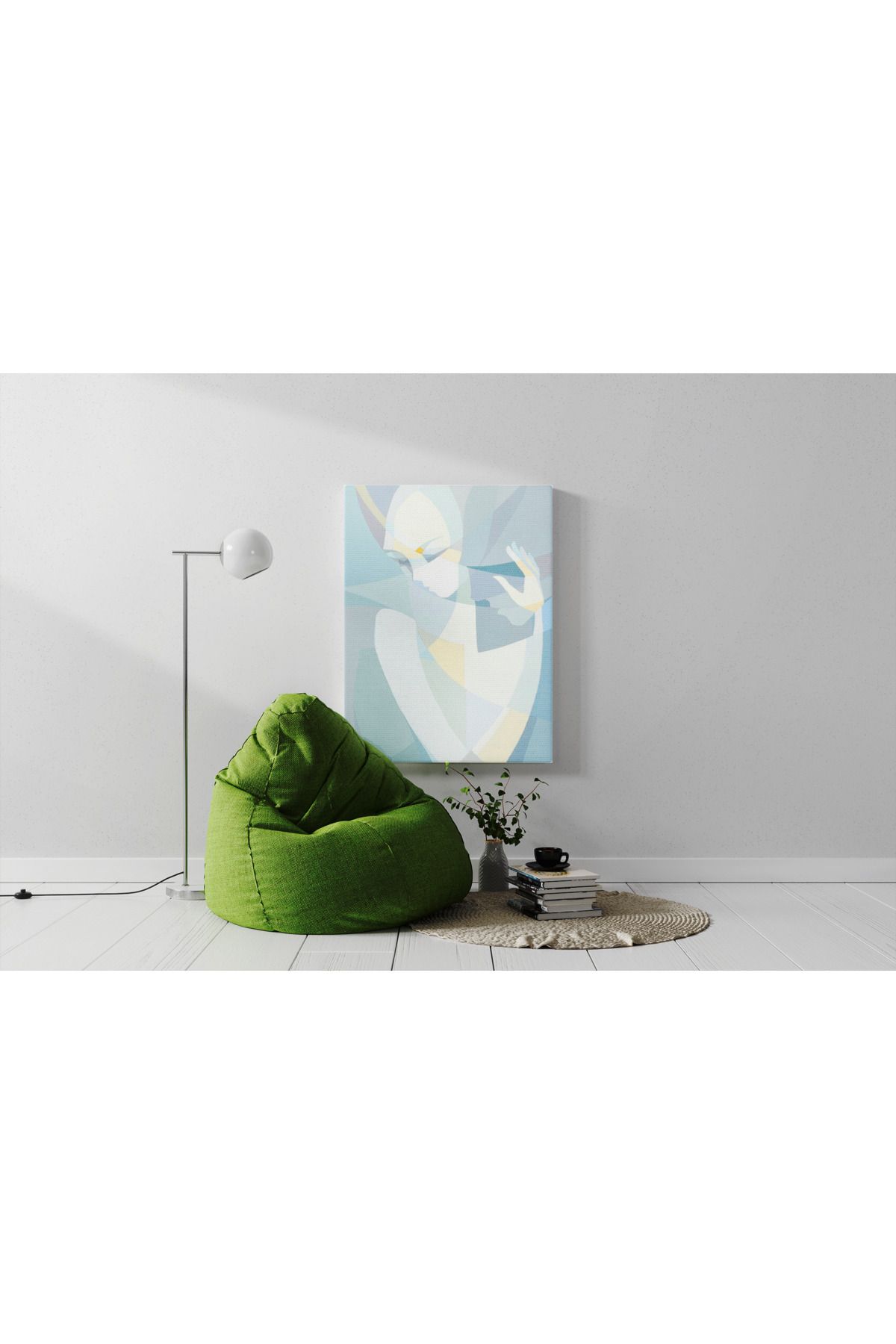 Kanvas Tablo Soyut Kız Temalı Desenli Temalı Tablo