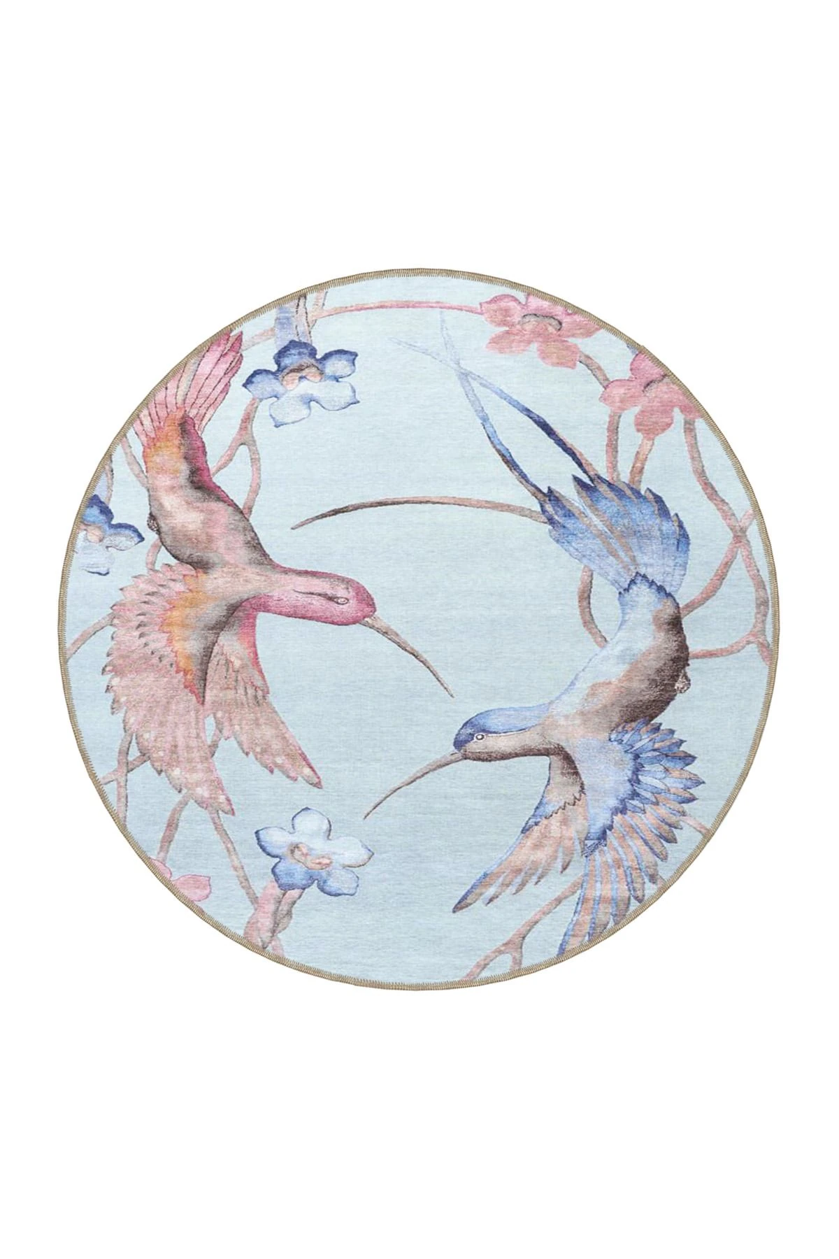 Kuş Desenli Dokuma Taban miravip668