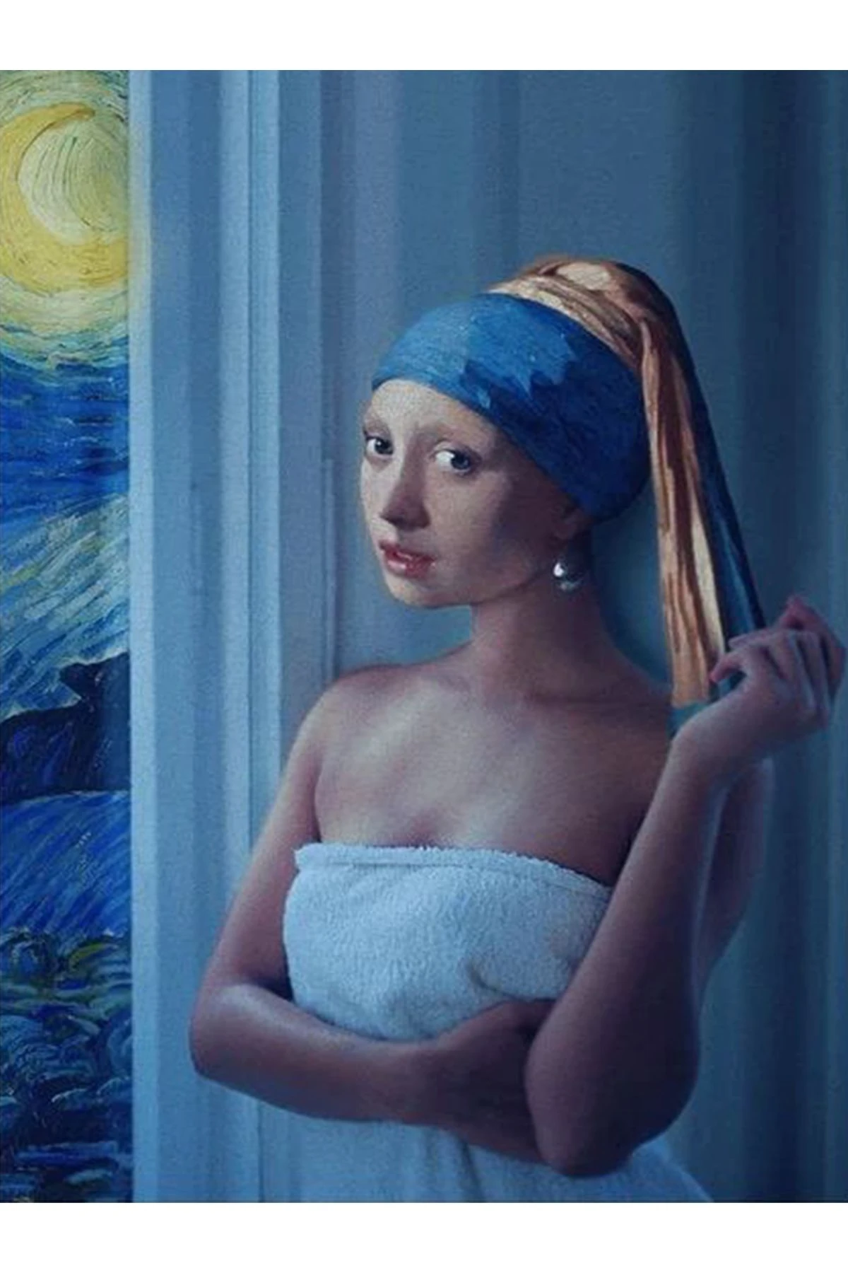 Özge Koleksiyonu Sanatsal Tasarım Manzara ve Kadın Detaylı Dokuma Taban Modern Dekoratif Halı özge01