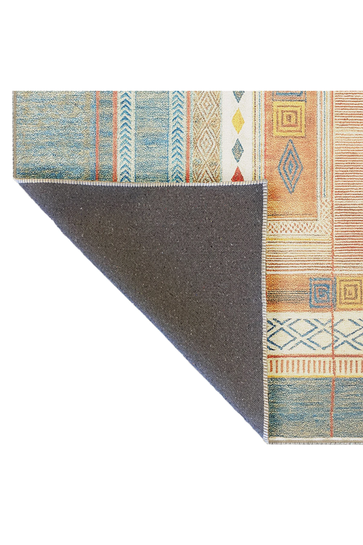 MOSSO Soluk Renkli Temalı Desenli Modern Dekoratif Halı mosso423