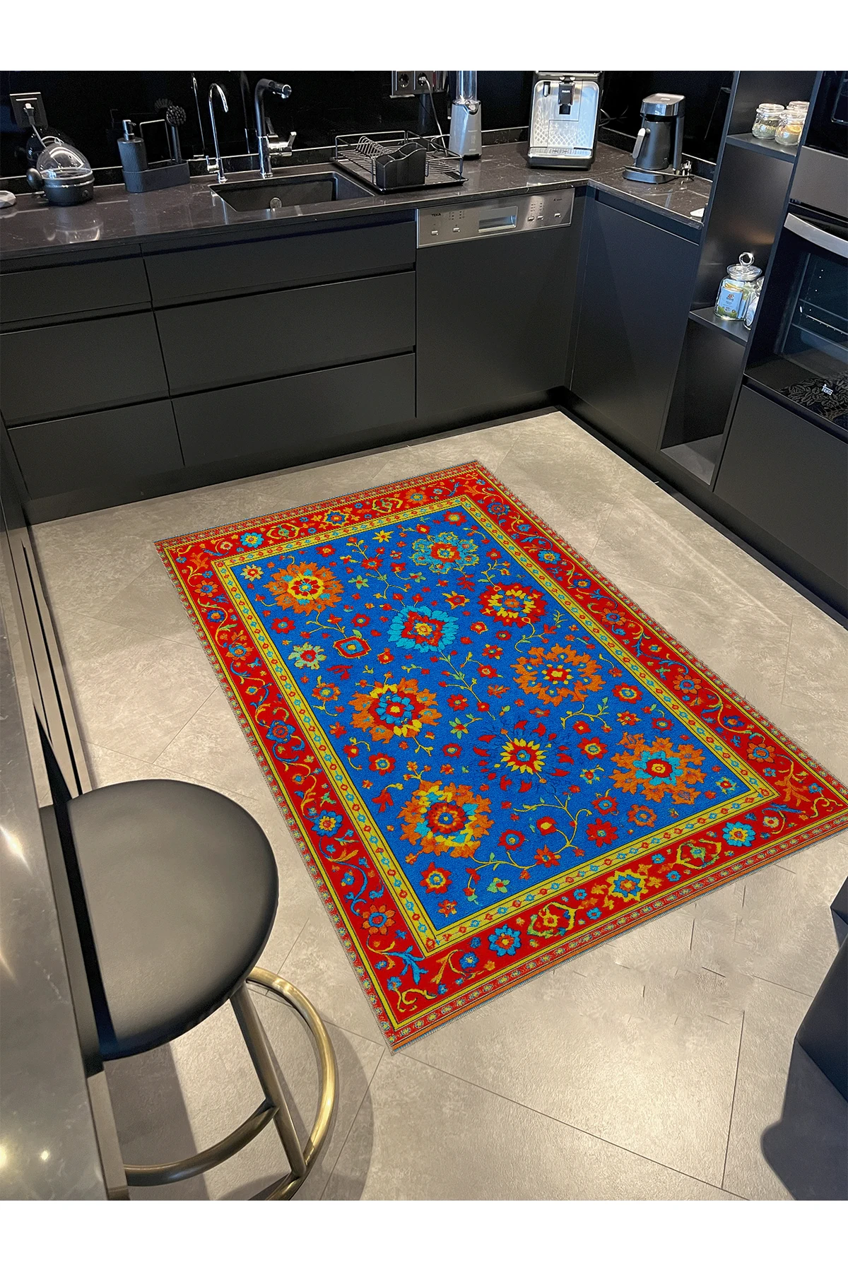 MOSSO Morden Temalı Desenli Modern Dekoratif Halı mosso458