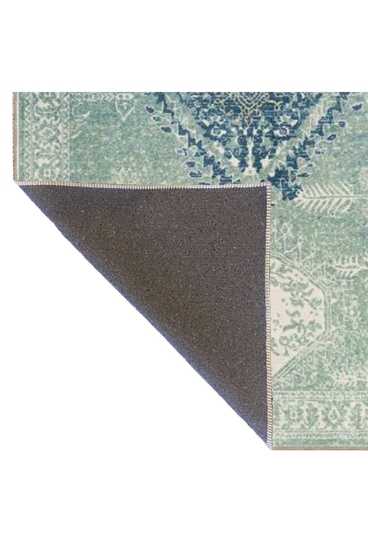 Aqua Yıldız Modern Desenli Dokuma Taban Yıkanabilir Halı miravip8392