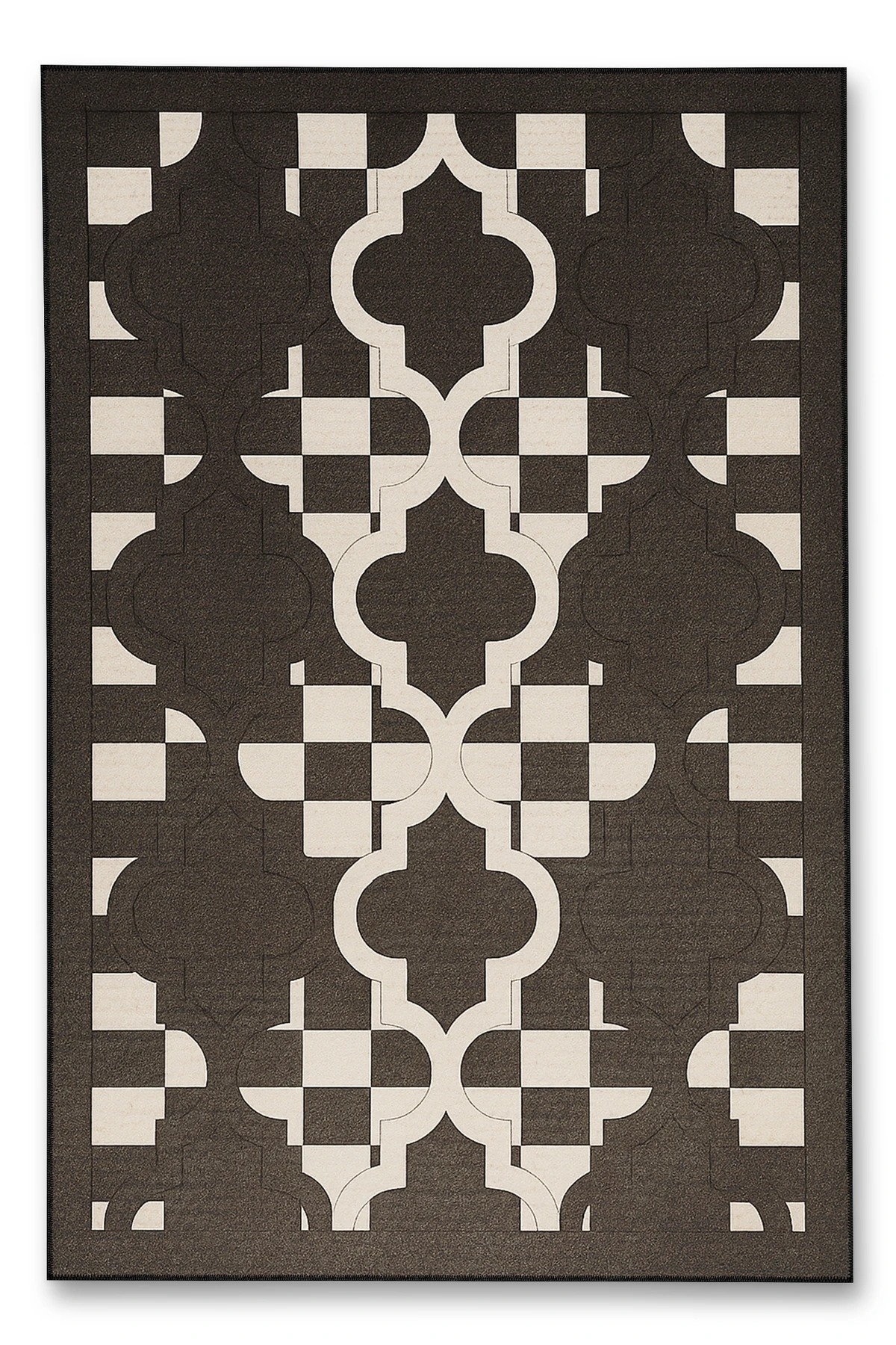 MOSSO Basic Motifli Desen Dokuma Taban Vintage Dekoratif Halımosso927