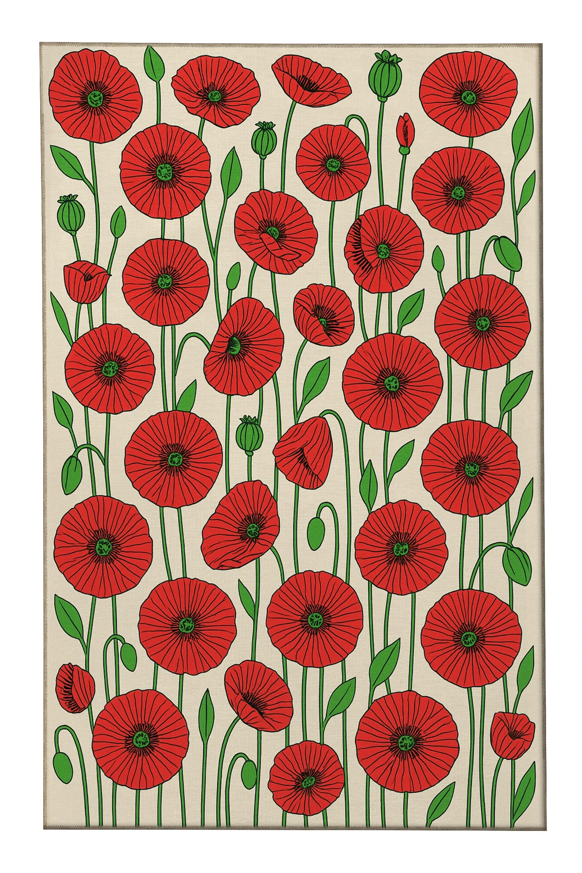 MOSSO Geleneksel Temalı Desen Modern Dekoratif Halı mosso484