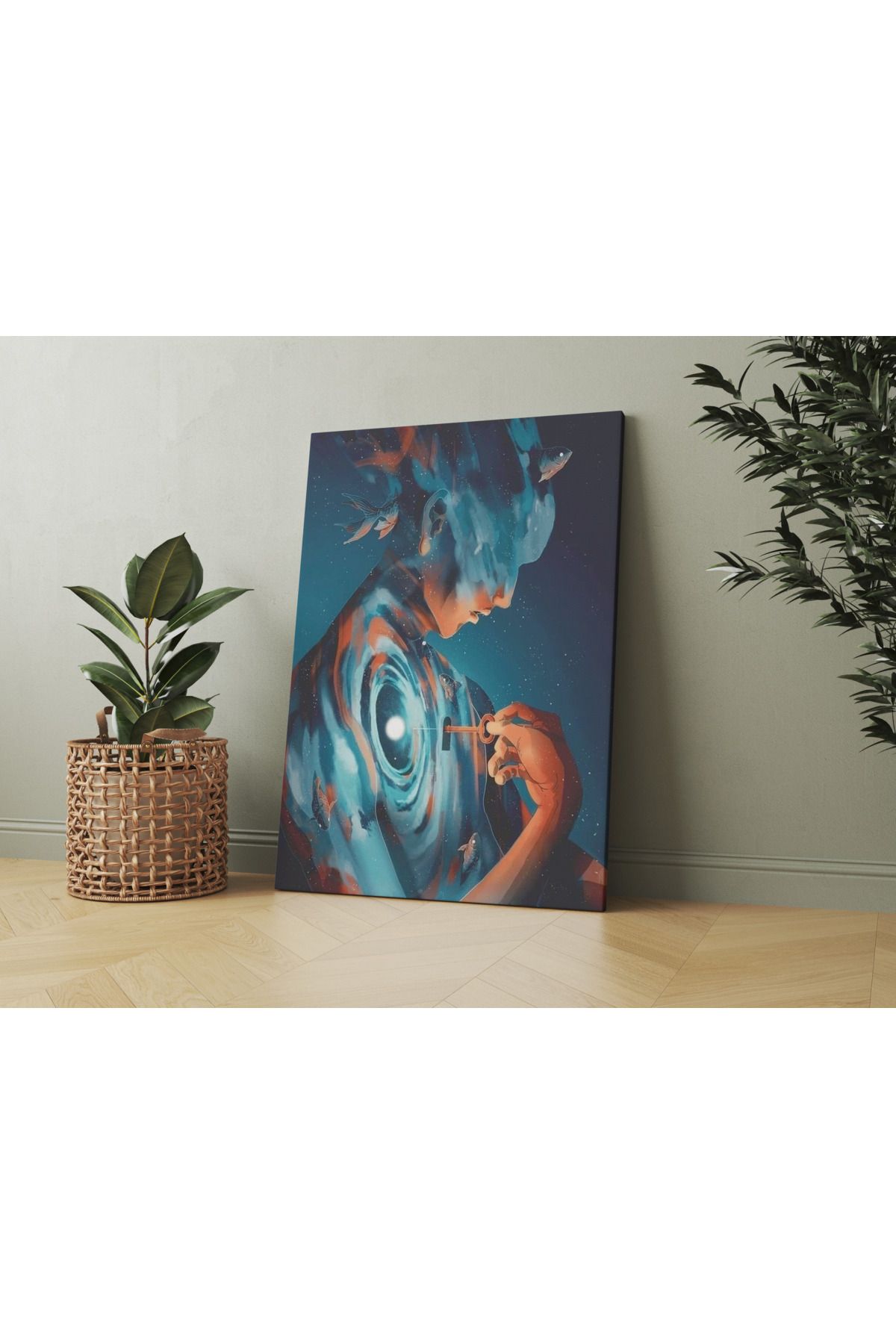 Kanvas Tablo Yaşamın Anahtarı