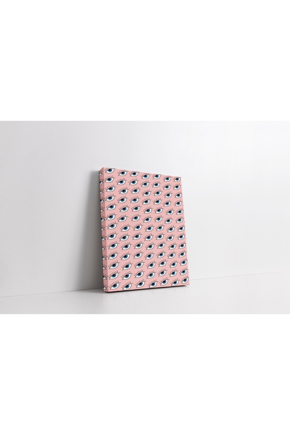 Kanvas Tablo 1053 Pembe Mavi Göz 257
