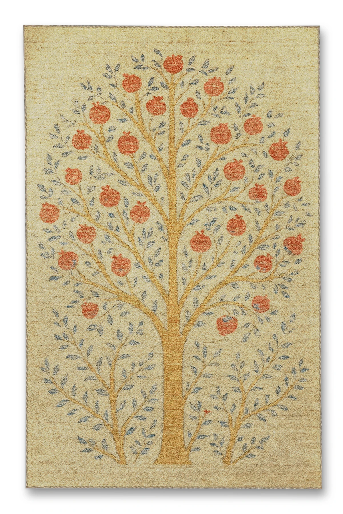 MOSSO Ağaç Temalı Desenli Modern Dekoratif Halı mosso433