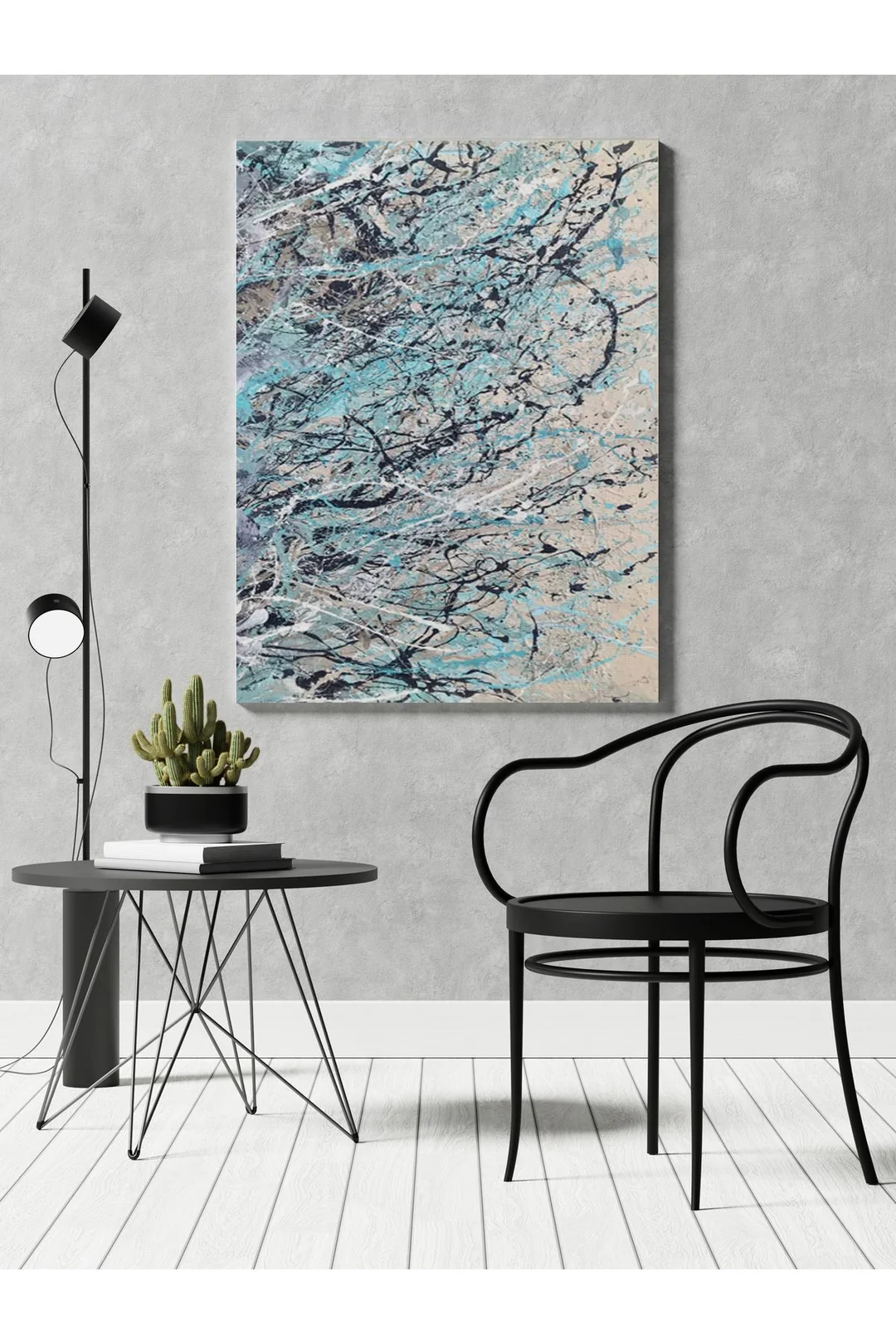 Hi-STANDARD　TM paint CANVAS Landscape - Kanvas Tablosu - Tablohane