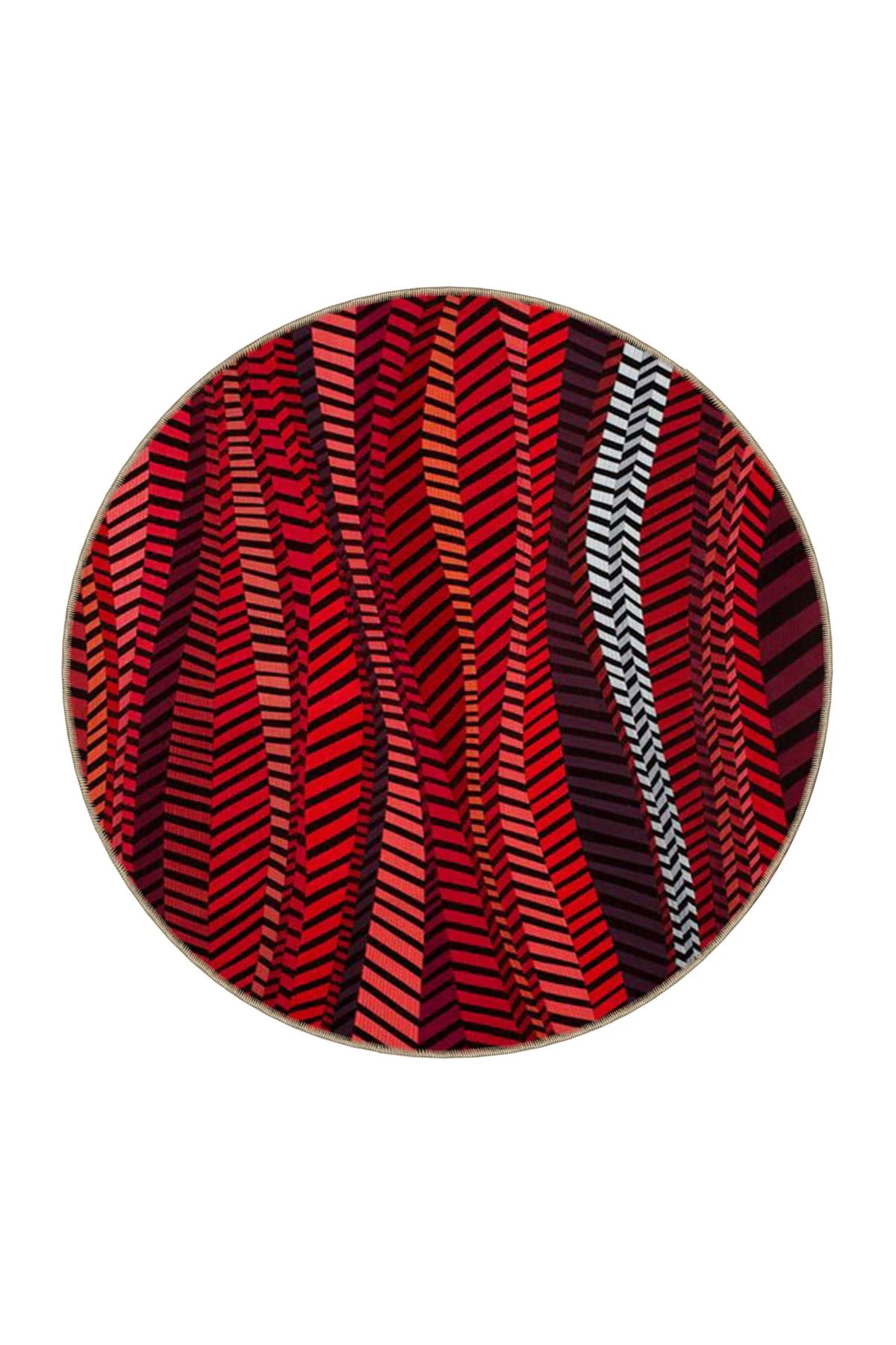 Renkli Fermuar Desenli Dokuma Taban miravip646