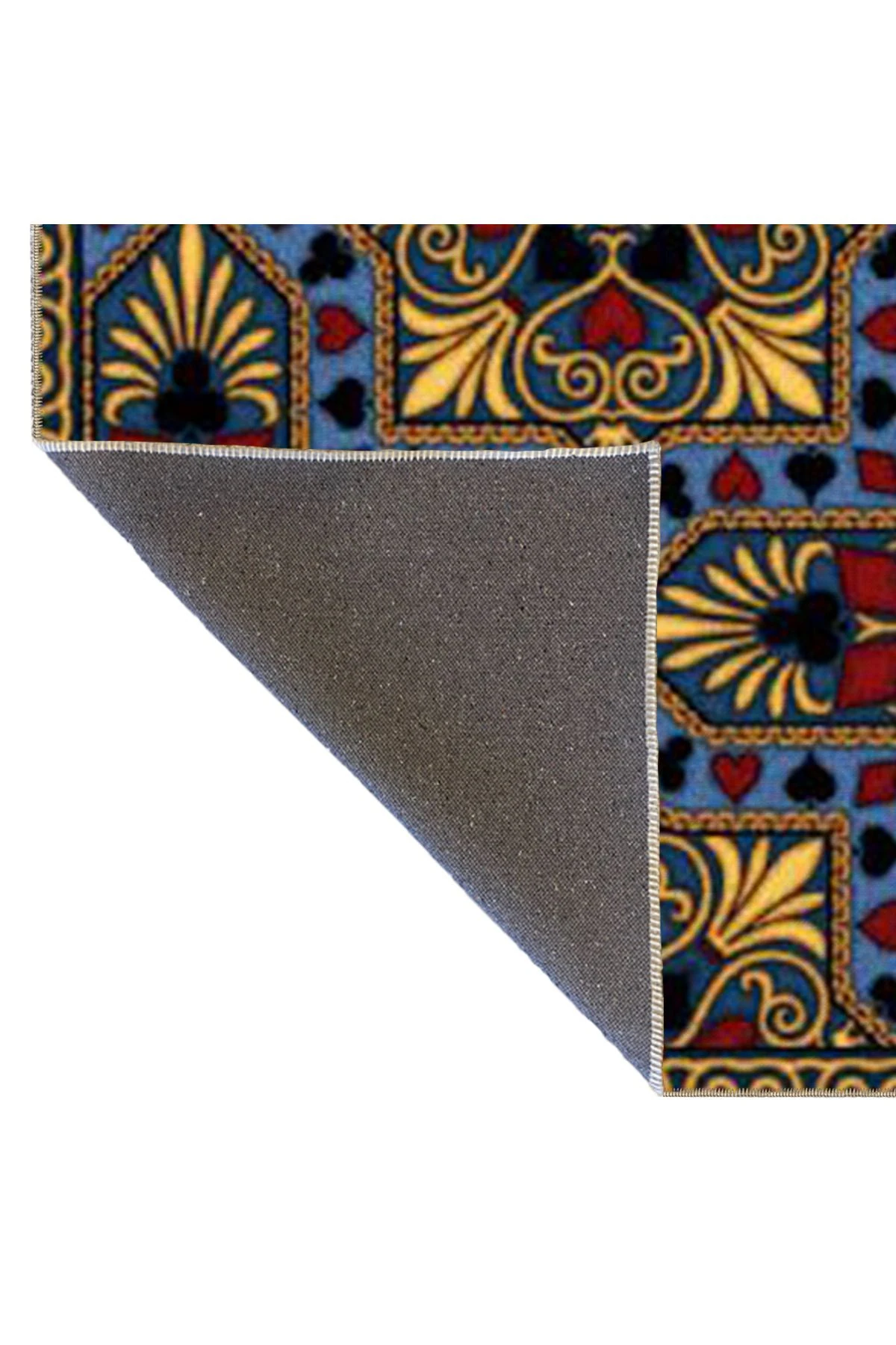 Çok Renkli Geleneksel Motif Etnik Desenli Vintage Dekoratif Halı 4725