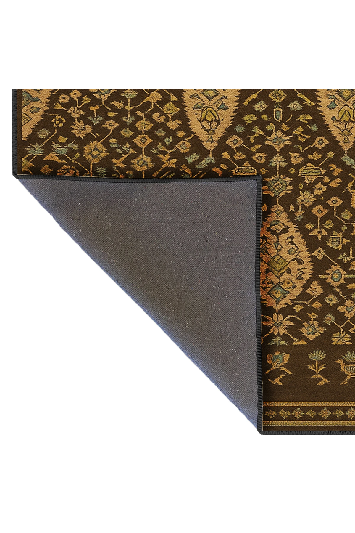 MOSSO Klasik Anadolu Geleneksel Desenli Dokuma Taban Vintage Dekoratif Halı mosso863