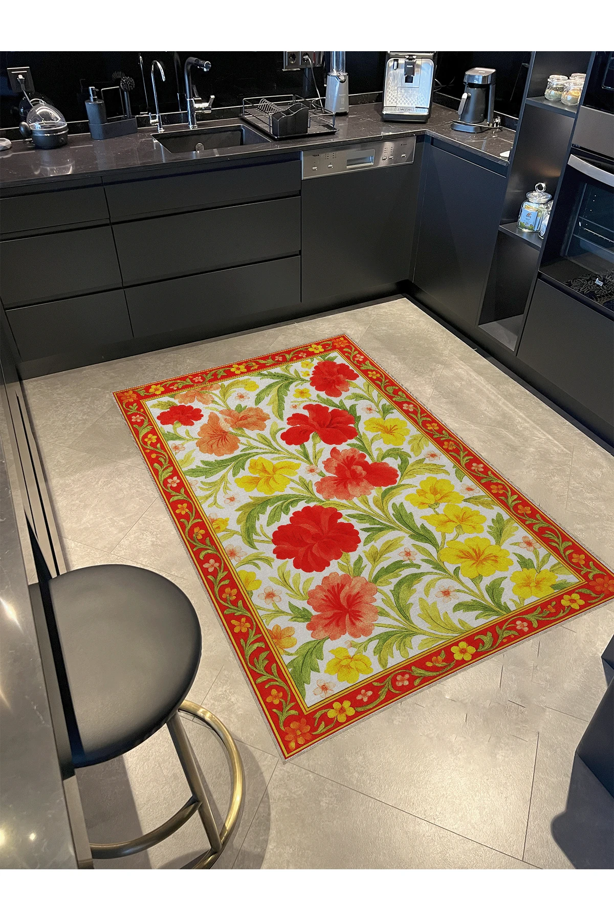 MOSSO Morden Temalı Desenli Modern Dekoratif Halı mosso448