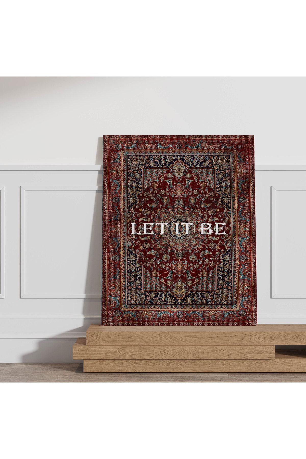 Kanvas Tablo Let It Be Vintage Temalı 113