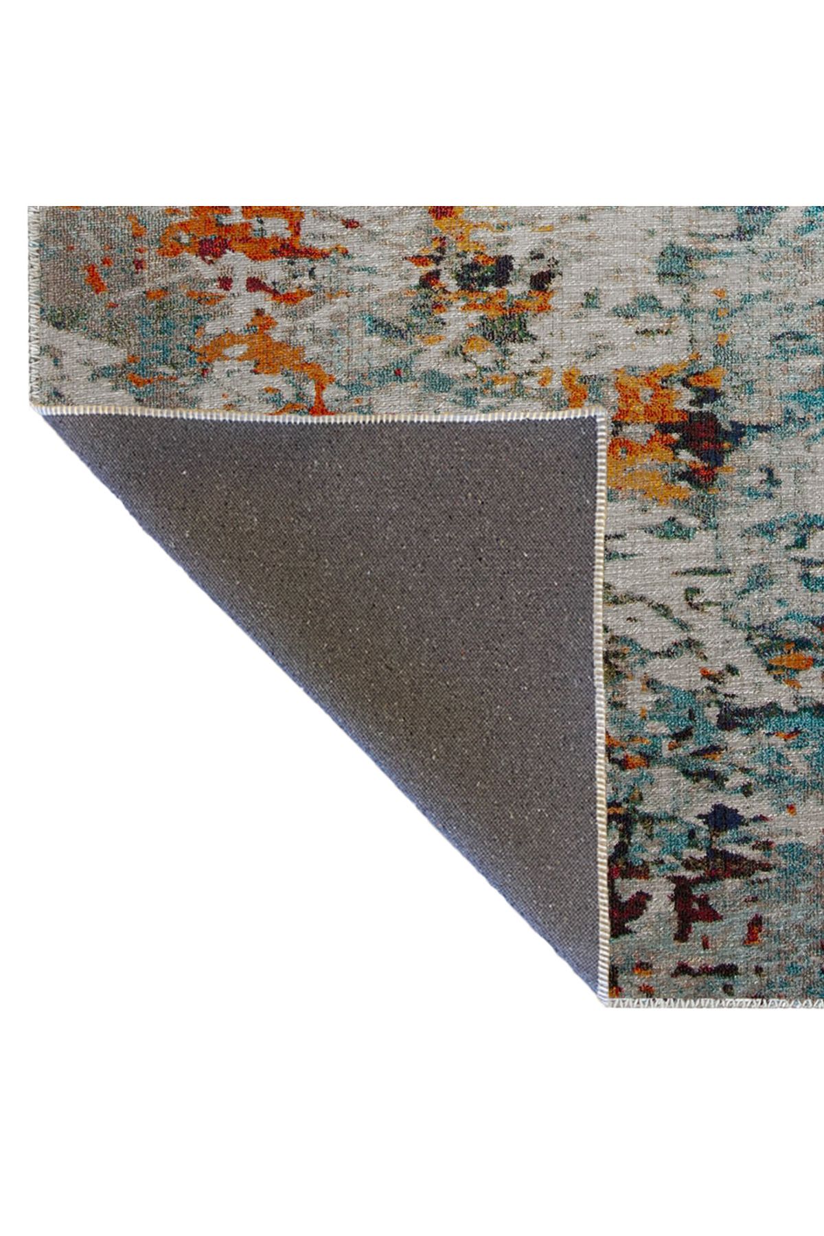 Çok Renkli Soyut Desenli Kreatif Modern Dekoratif Halı 2967