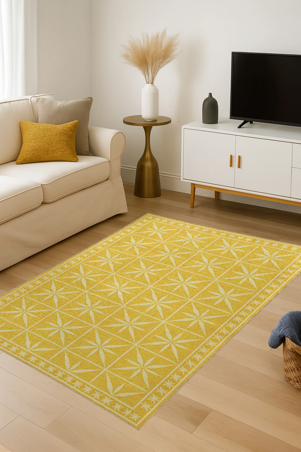 MOSSO Morden Temalı Desenli Modern Dekoratif Halı mosso452