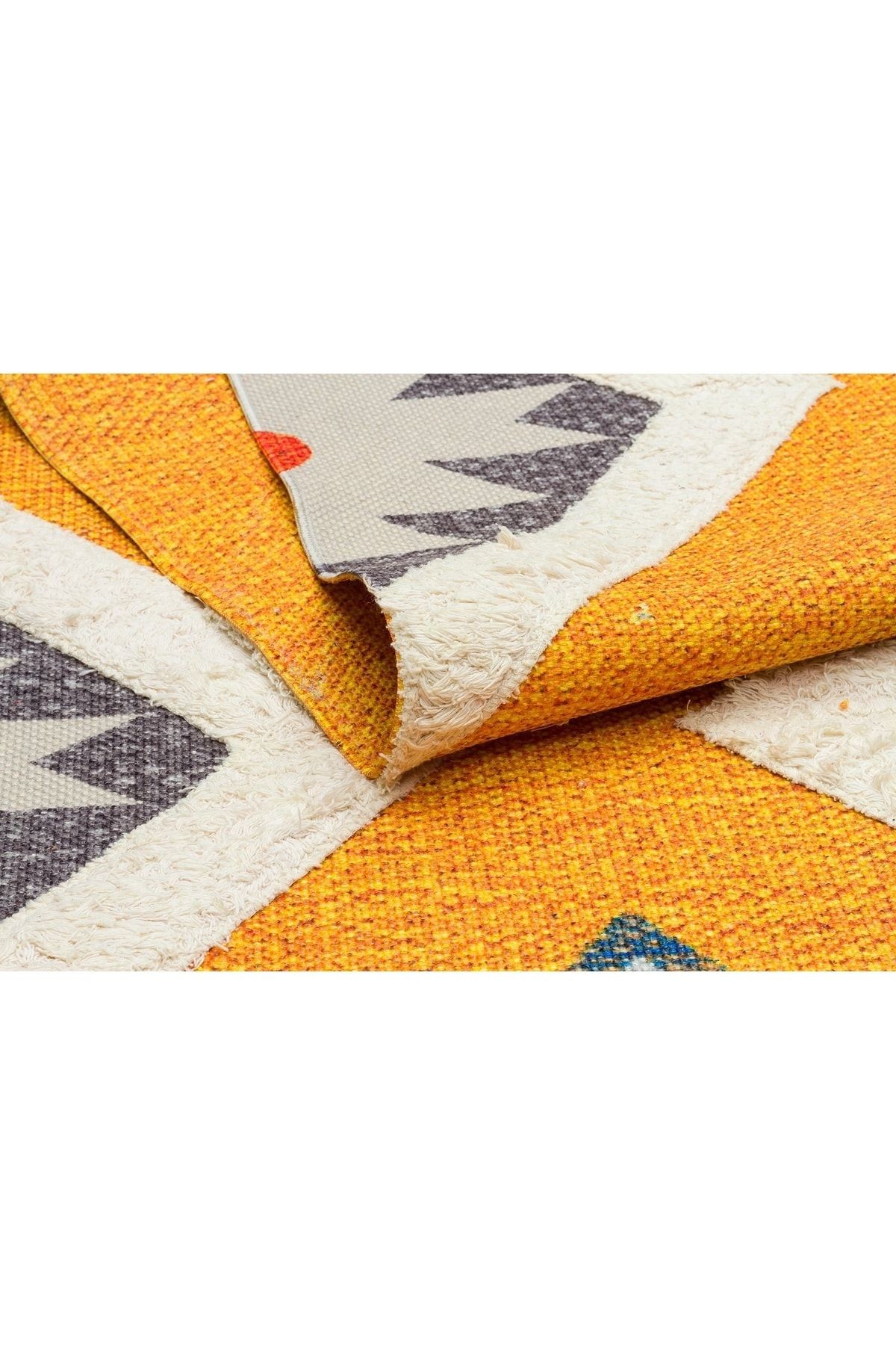 Rustik 4023 Yellow Iskandinav Ve Modern Kilim
