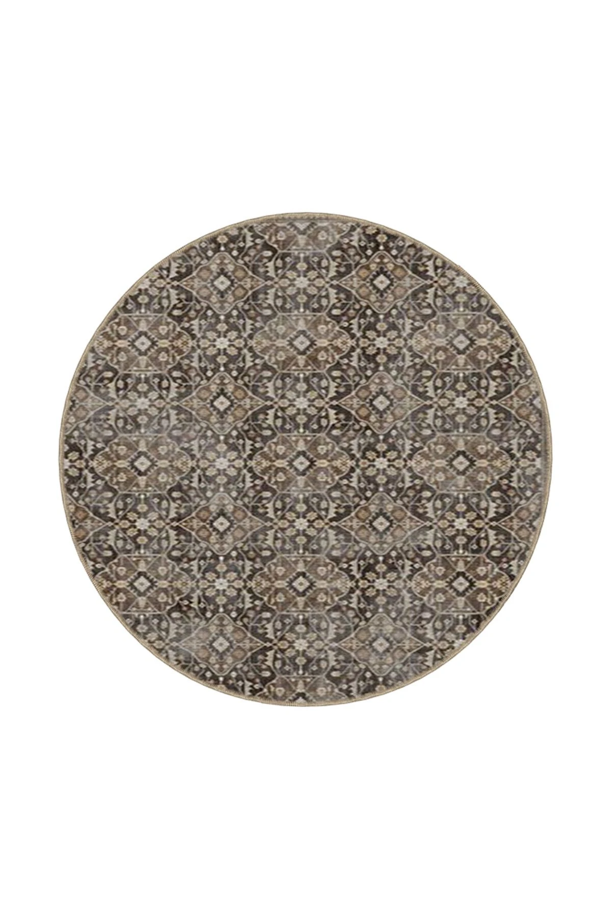 Modern Kahverengi Renkli  Dokuma Taban Halı miravip8108