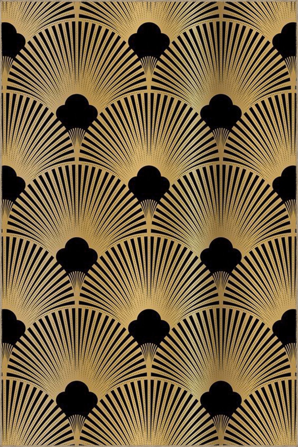 Kahverengi Renkte Geometrik Dokuma Taban Halı 4014