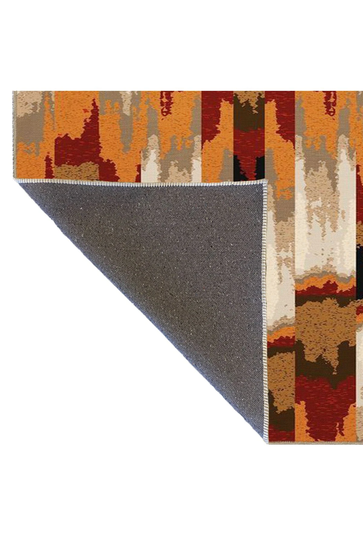 Kesik Akan Motifli Renkli Desenli Dokuma Taban miravip648