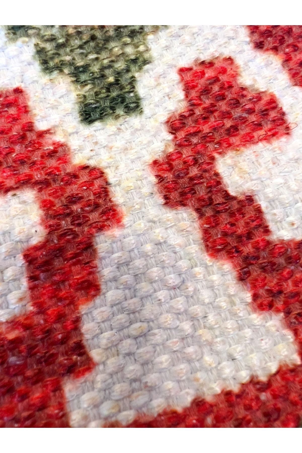 Cotton 553 Etnik Desenli Otantik Canlı Çok Renkli Kilim