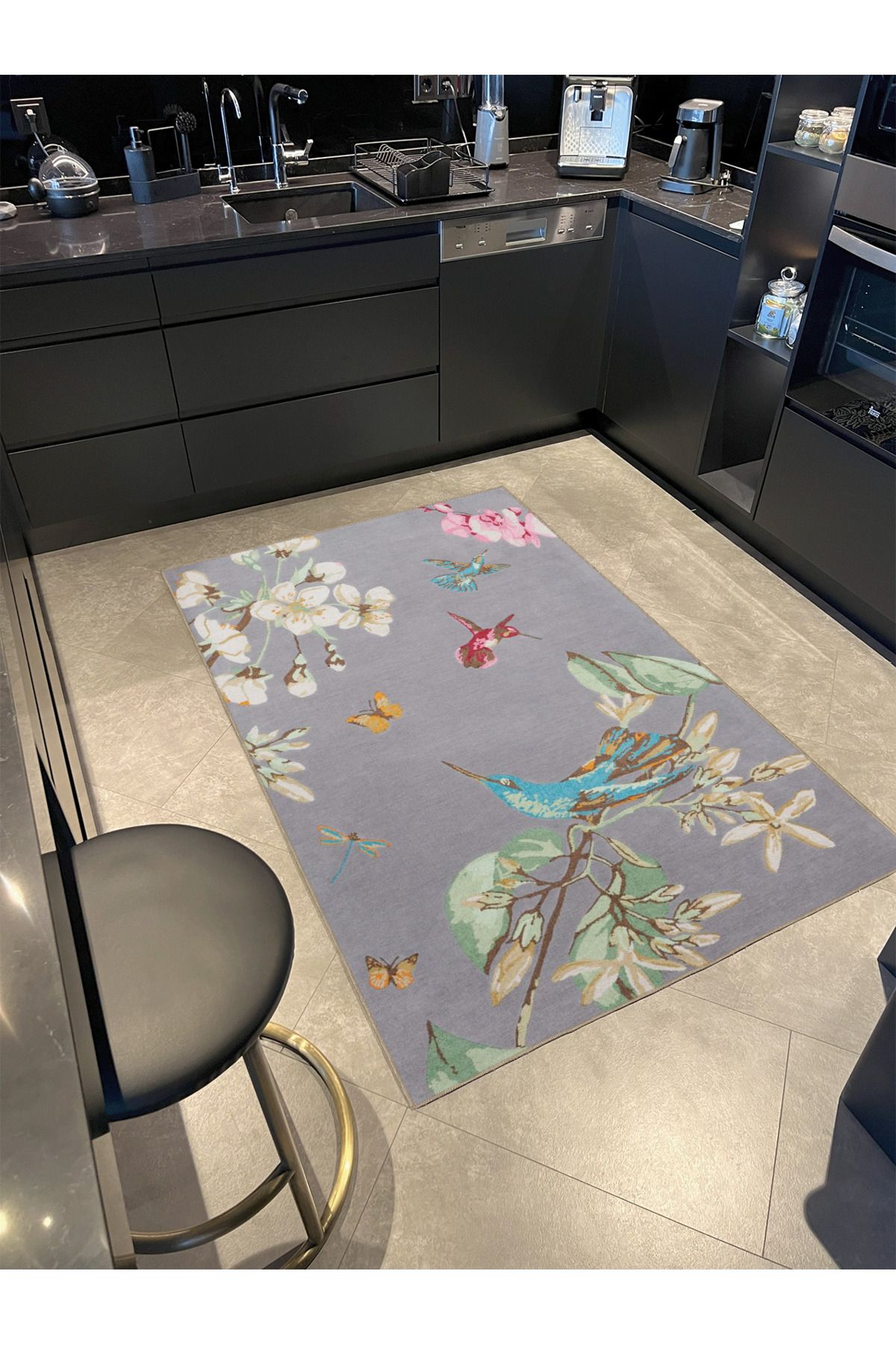 Çiçekli Kelebek Dokuma Taban miravip699