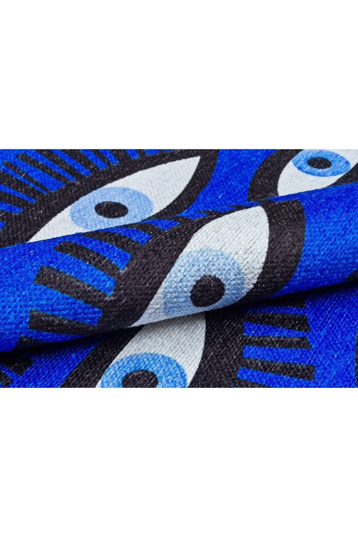 Mira 861 Parlament Mavi Göz Figürlü Modern Halı