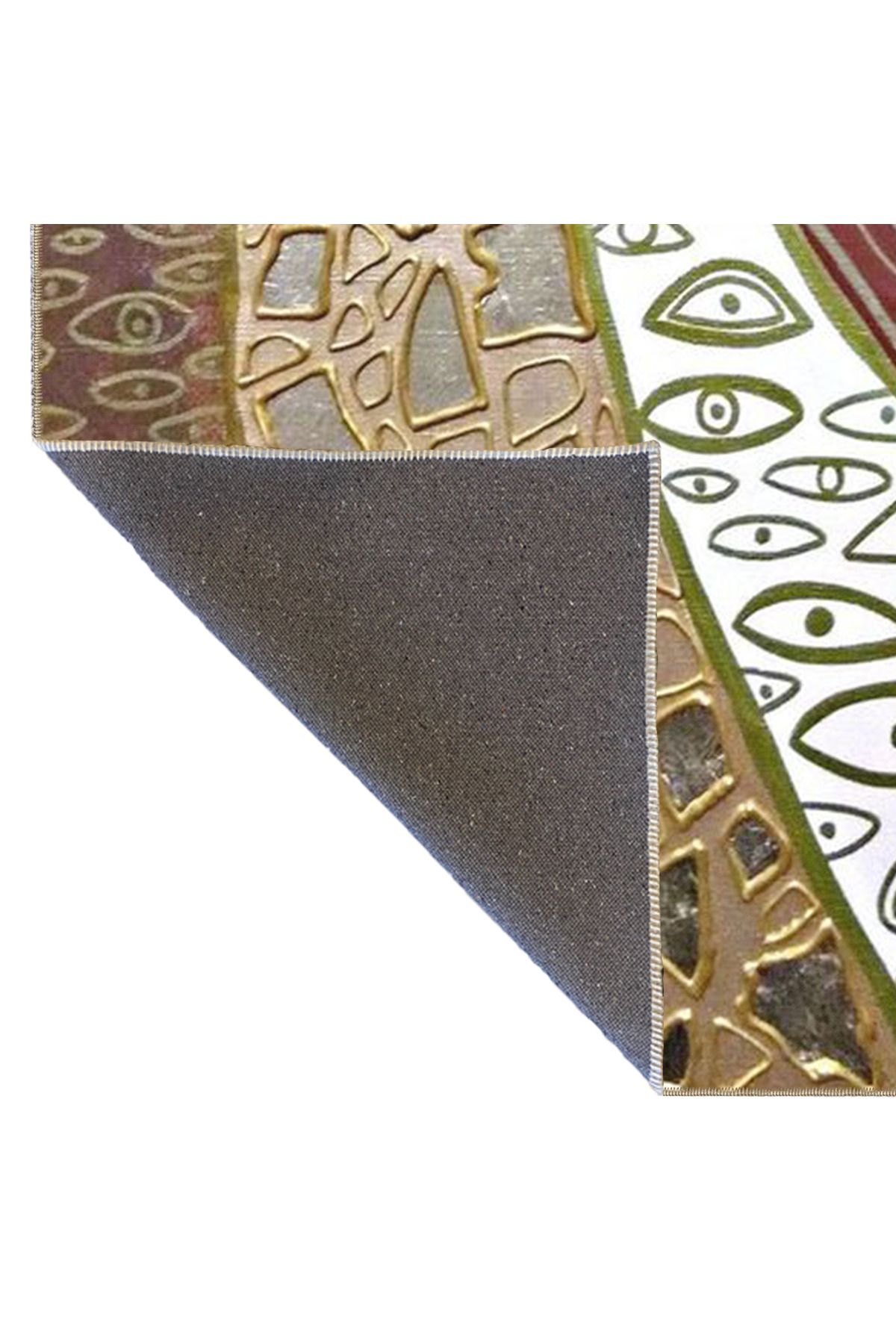 Mixed Color Modern Çok Renkli Etnik Desenli Dekoratif Yıkanabilir Halı miravip8490