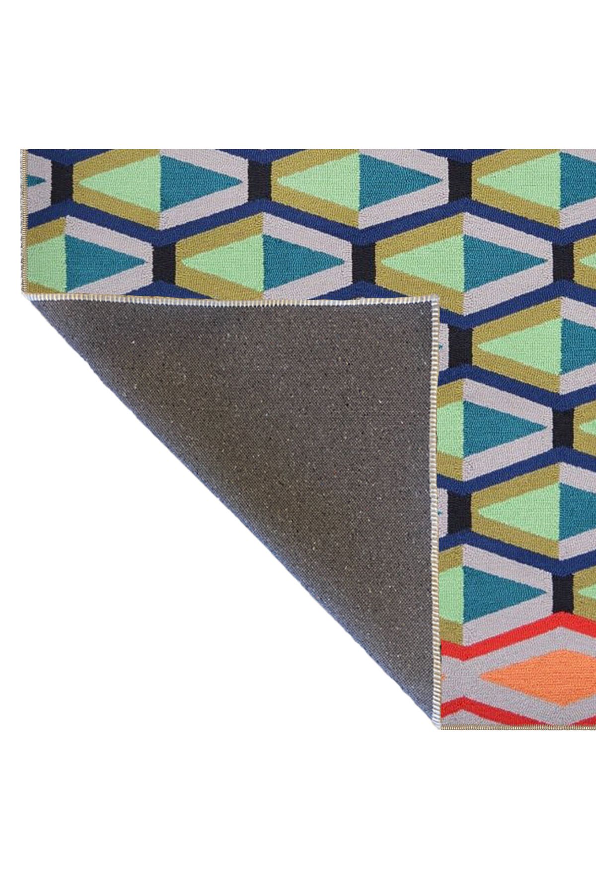 Geometrik Desenli Dokuma Taban miravip690