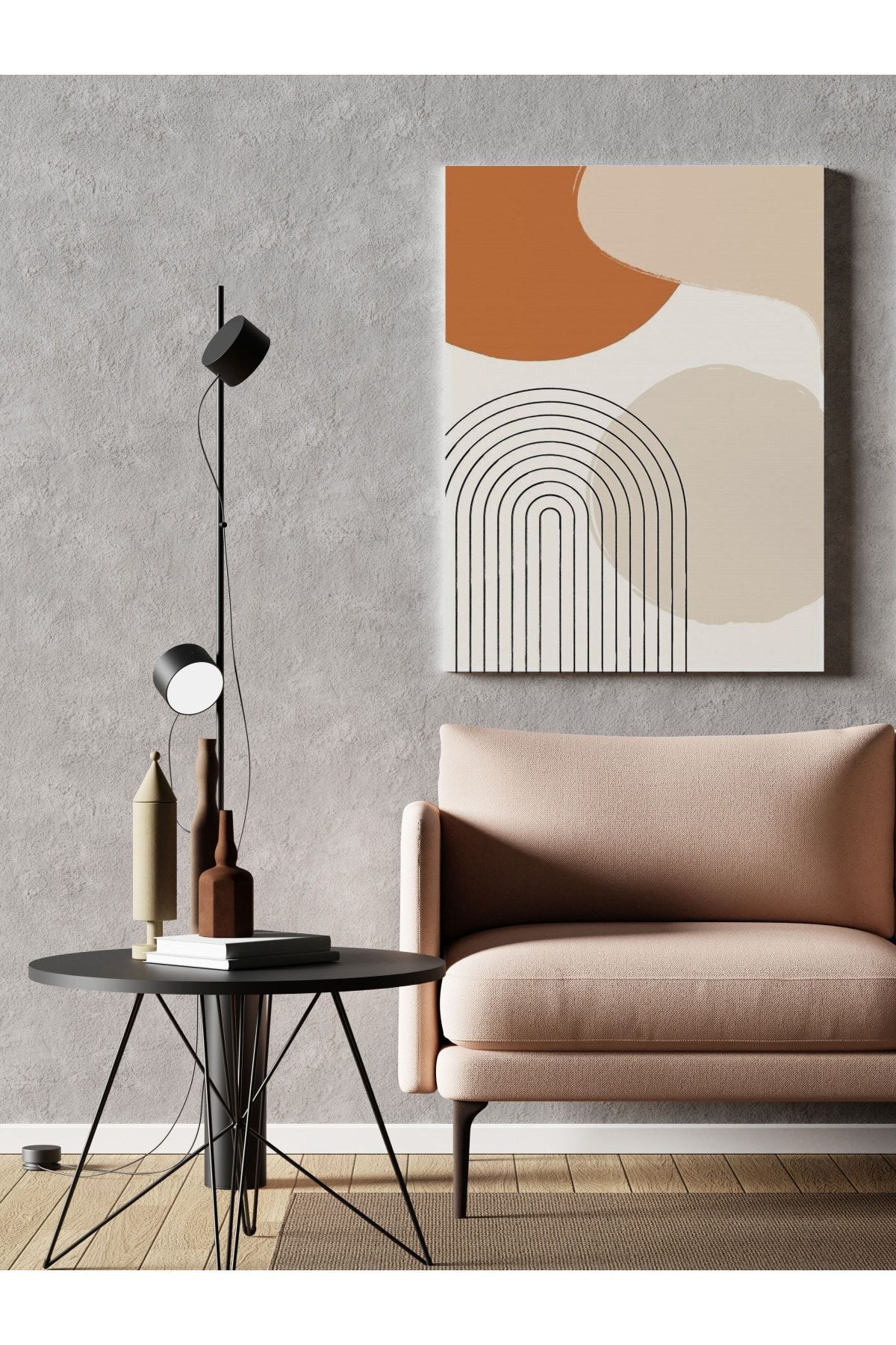 Kanvas Tablo Soft Renk Ve Minimalist Desen Temalı 347
