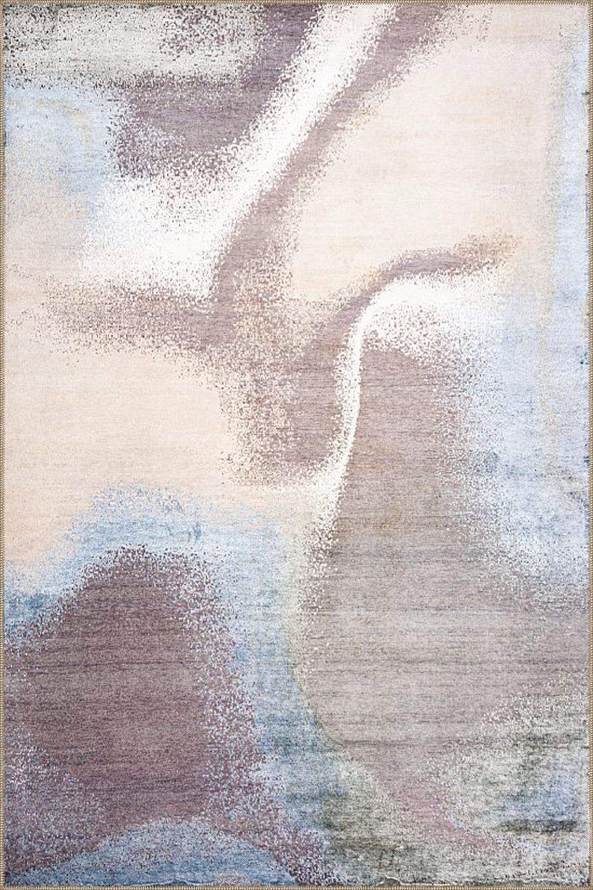 Soyut Desenli Dekoratif Dokuma Taban Halı miravip507