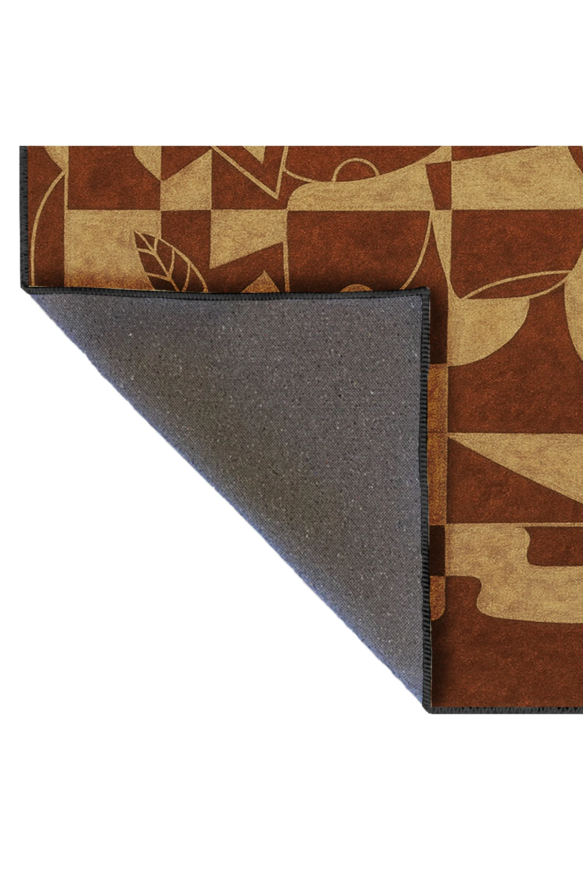 MOSSO Geleneksel Motifli Desen Dokuma Taban Vintage Dekoratif Halı mosso877