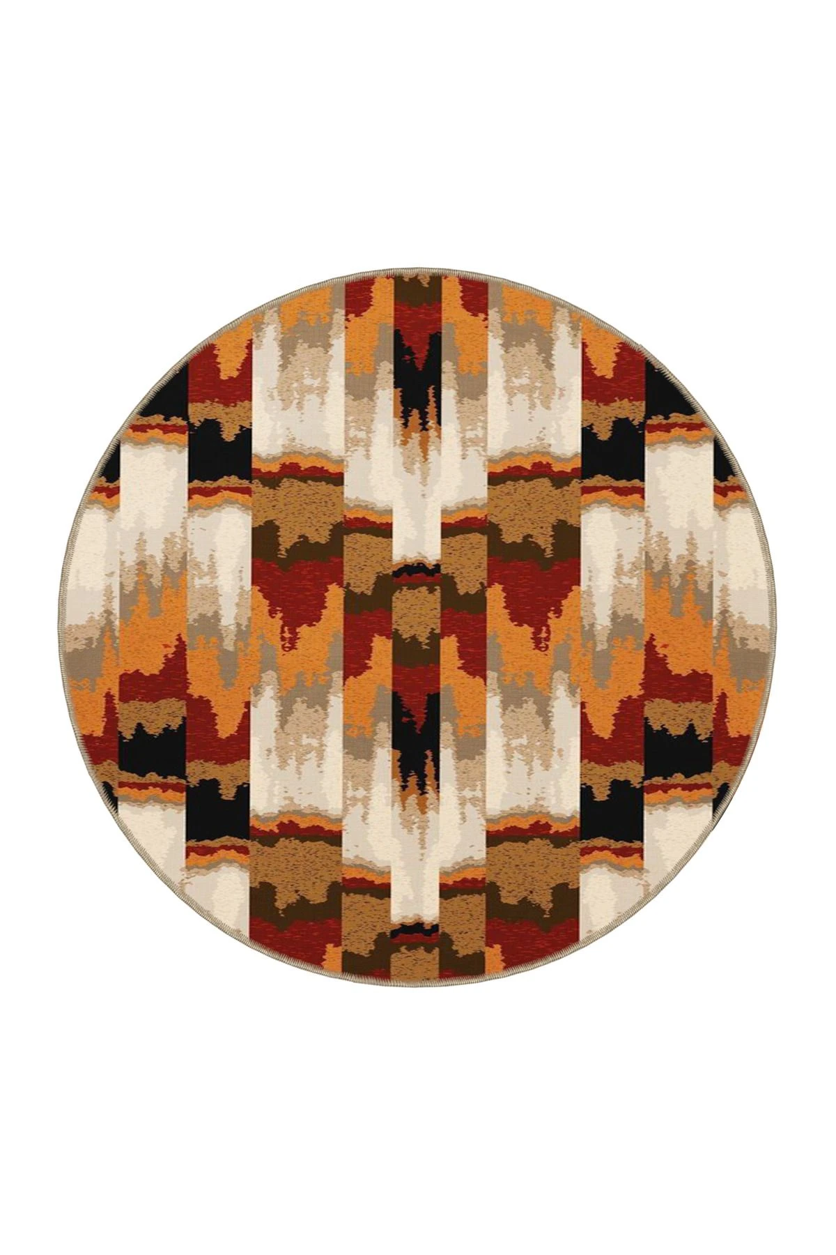 Kesik Akan Motifli Renkli Desenli Dokuma Taban miravip648