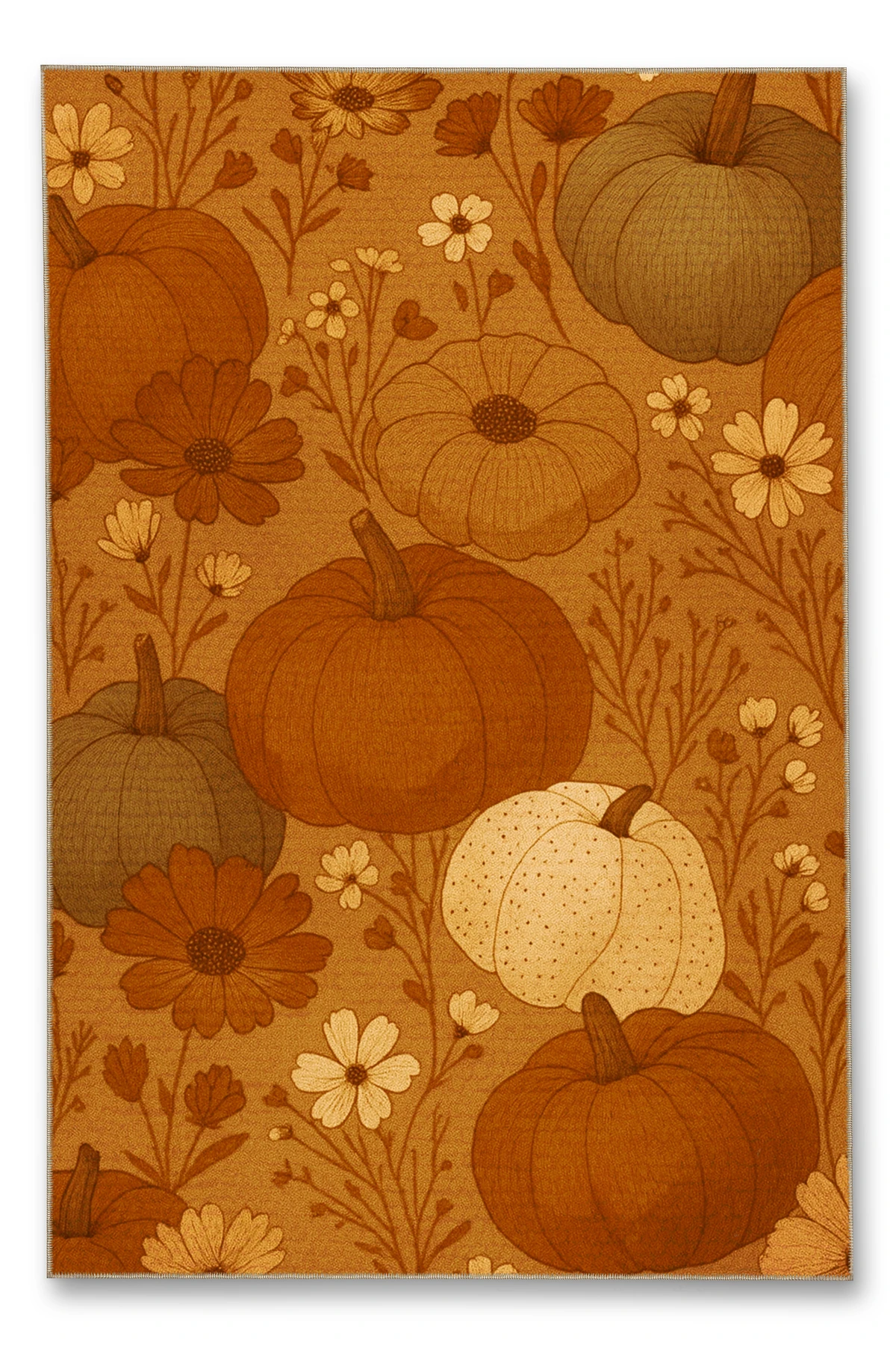 MOSSO Geleneksel Motifli Desen Dokuma Taban Vintage Dekoratif Halı mosso893