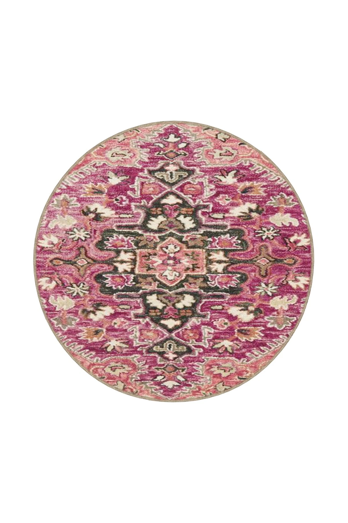 Geleneksel Kırmızı Geometrik Desenli Dokuma Taban Halı miravip337