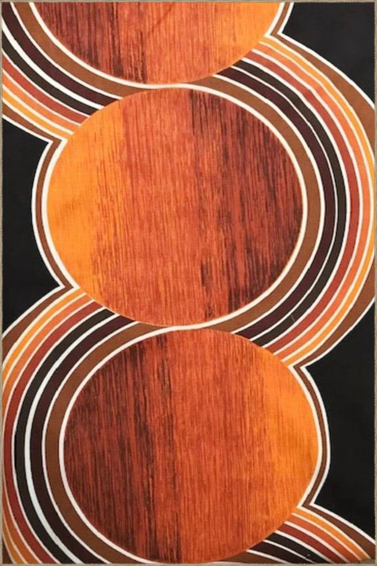 Renkli Yuvarlak Dokuma Taban miravip644