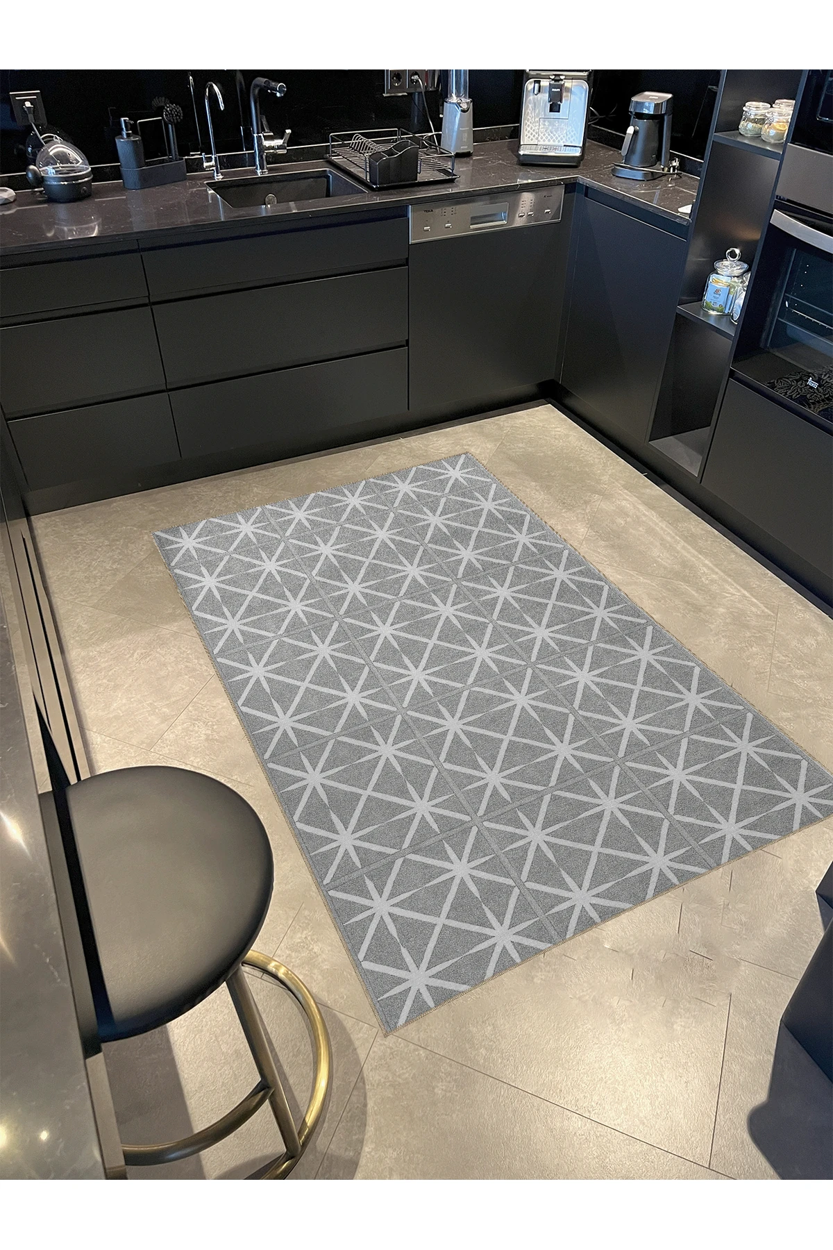 MOSSO Morden Temalı Desenli Modern Dekoratif Halı mosso450