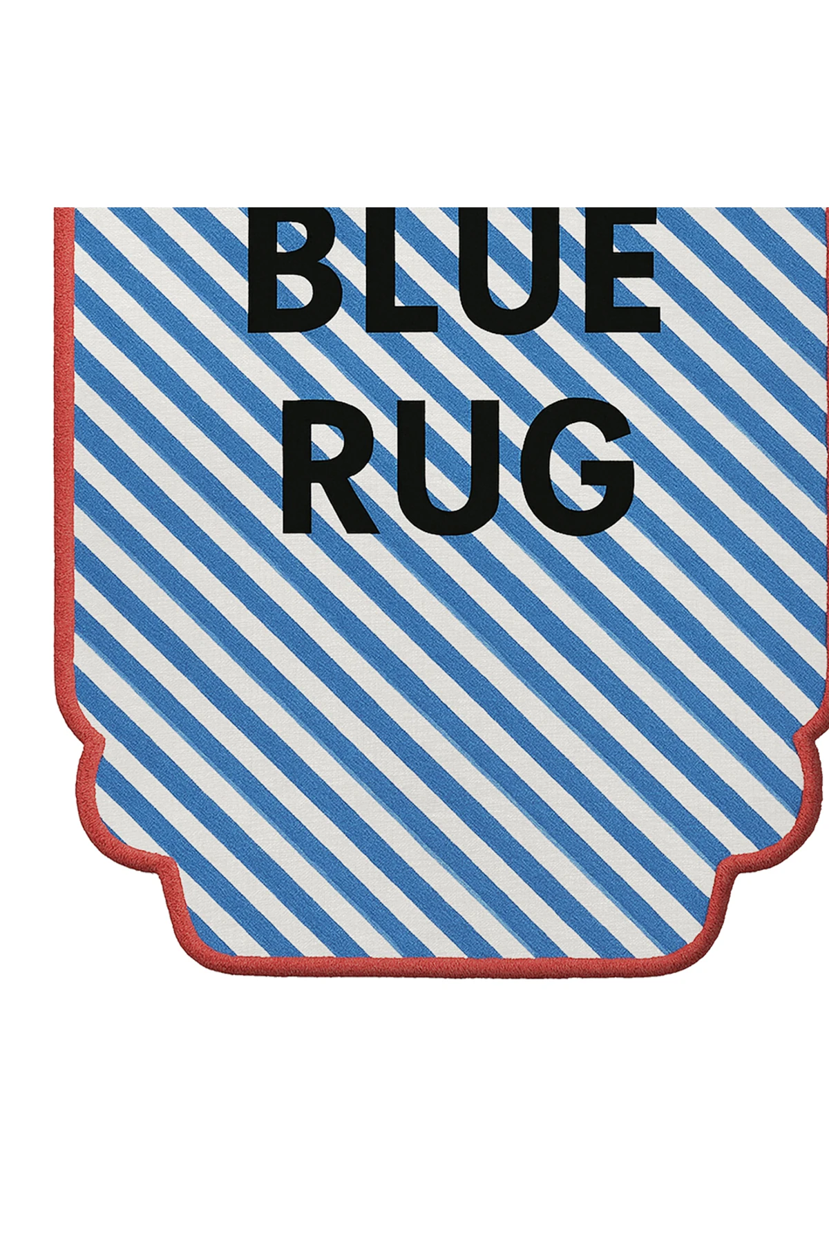 MOSSO Black Rug Yazılı Şeritli Desen Modern Dekoratif Halı mosso460