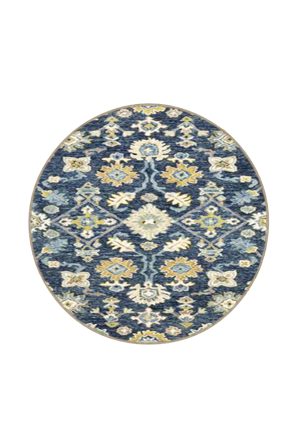 Çiçekli Etnik Desenli Dokuma Taban miravip632