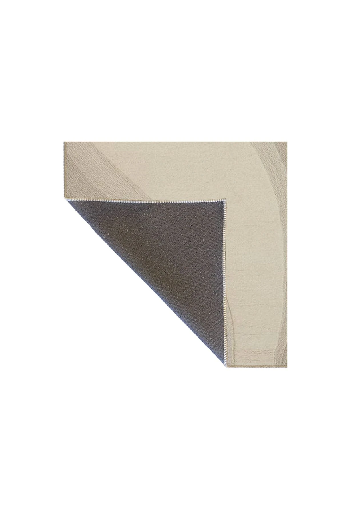 Kahverengi Çizgili Desenli Dokuma Taban Halı ve Yıkanabilir Halı miravip9917