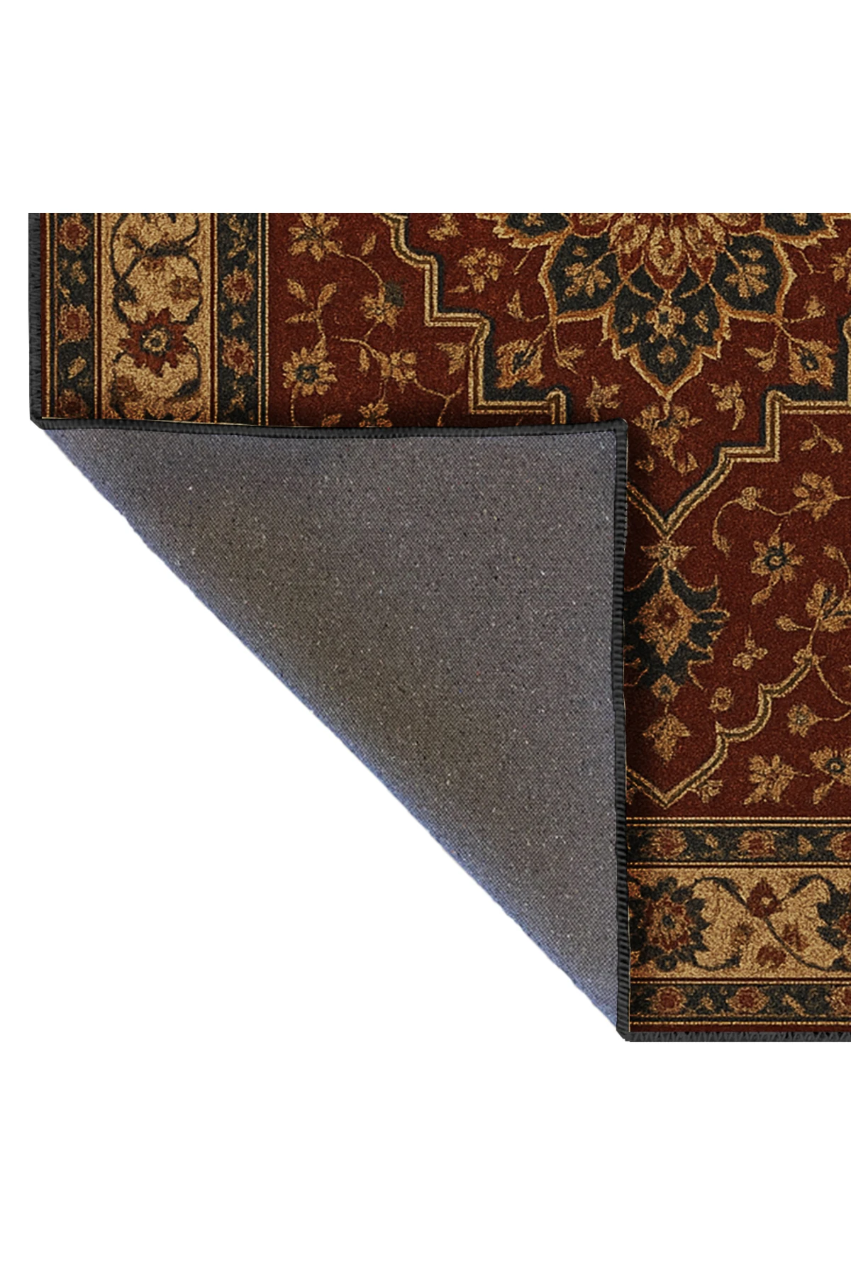 MOSSO Klasik Anadolu Geleneksel Desenli Dokuma Taban Vintage Dekoratif Halı mosso866