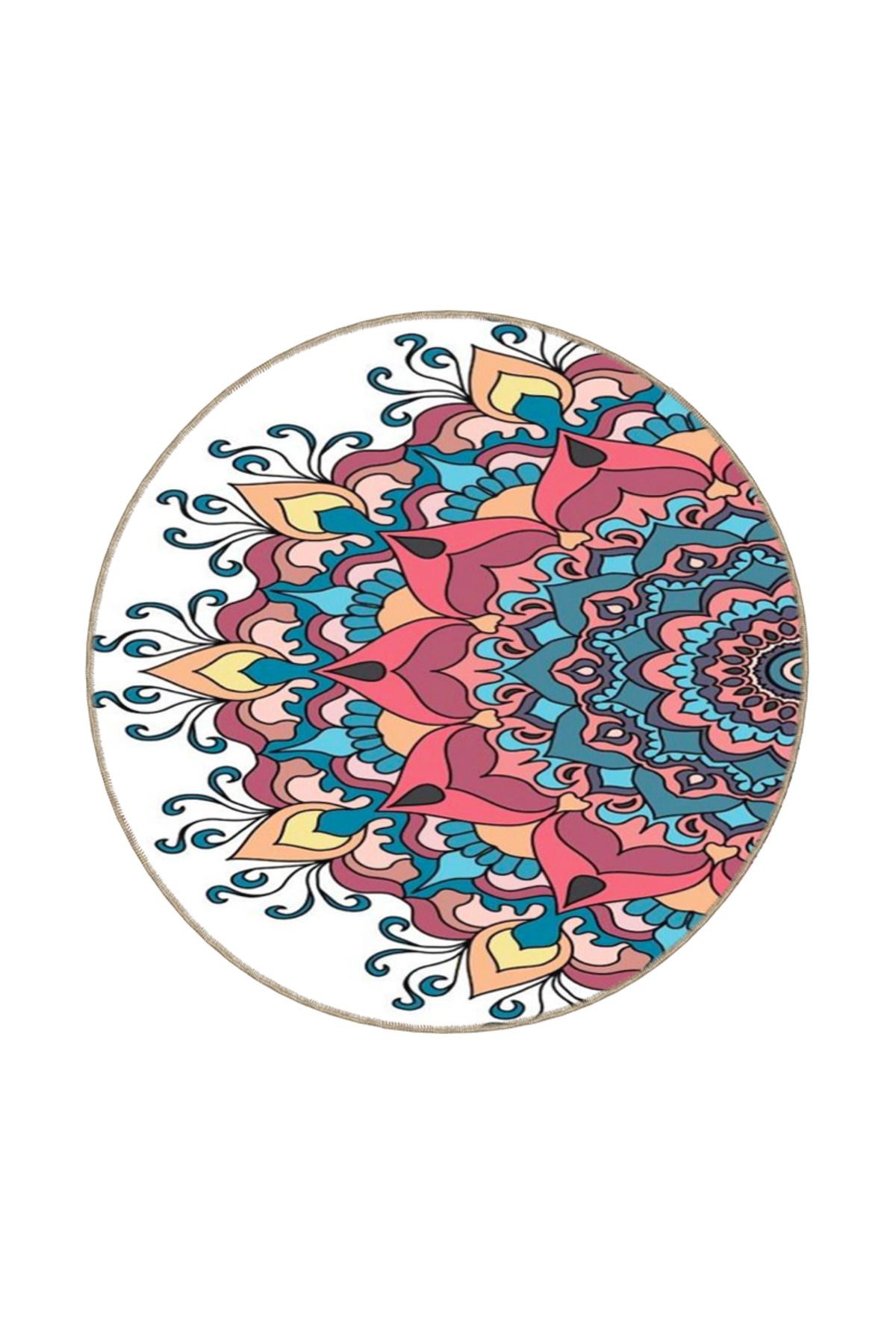 Yıldız Mixed Color Temalı Dokuma Taban Halı ve Yıkanabilir Halı miravip10444