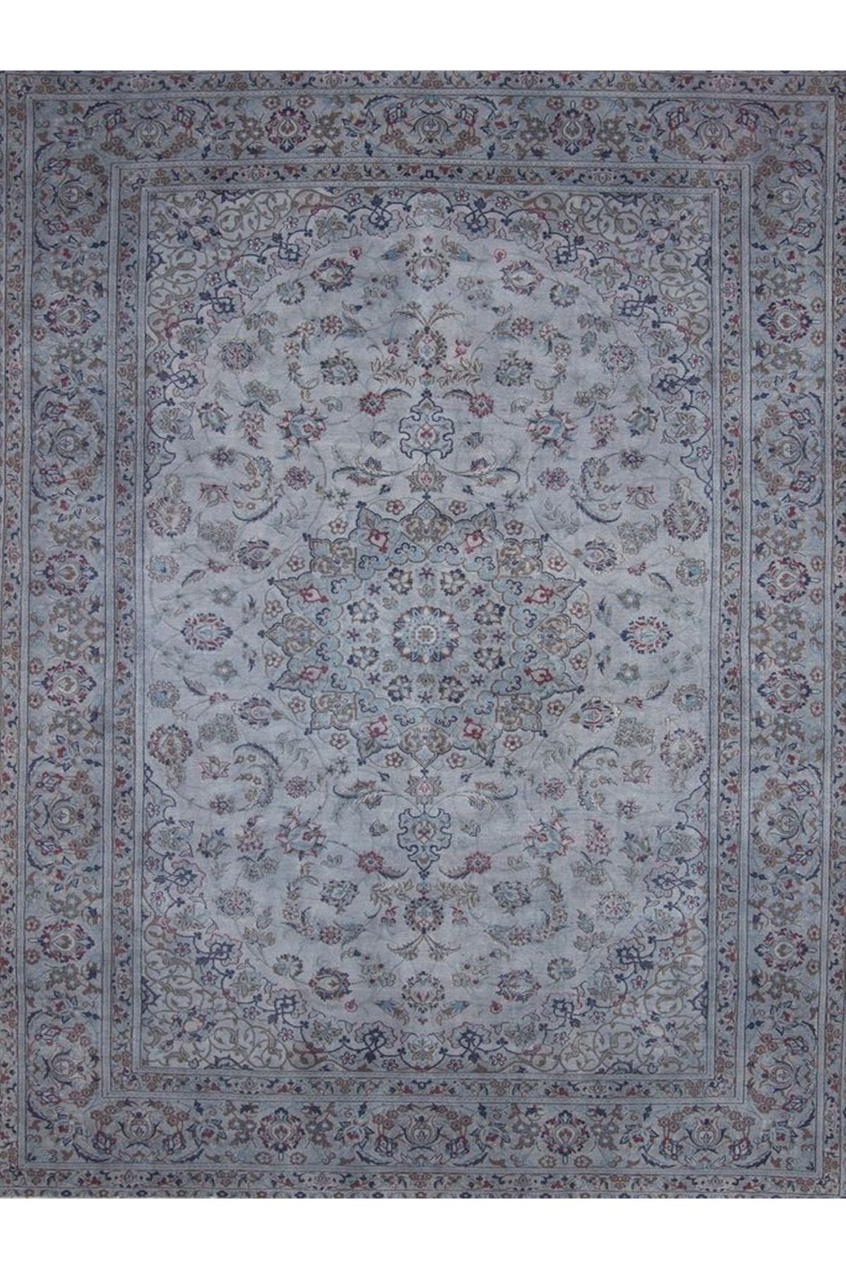 Cansu Koleksiyonu Gri Desenli Dokuma Taban Modern Dekoratif Halı cansu48