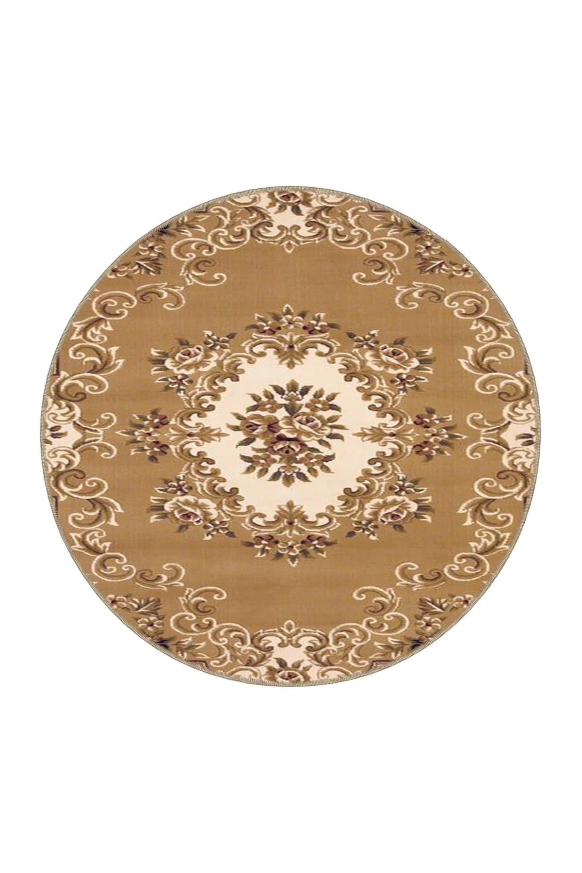 Kahverengi Tonlarında Geometrik Desenli Geleneksel Vintage Halı 3780