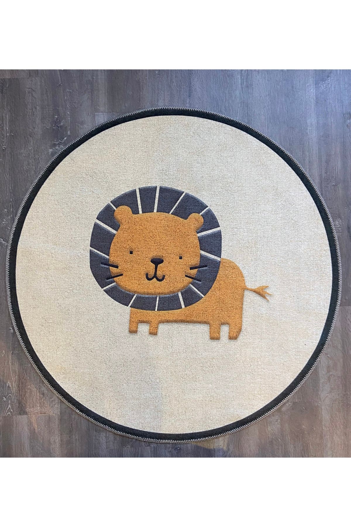 Mira 865 Kedi Figürlü Yuvarlak Halı