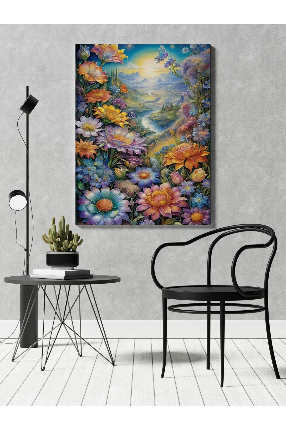 Kanvas Tablo Floral ve Doğa Desenli Modern Tablo