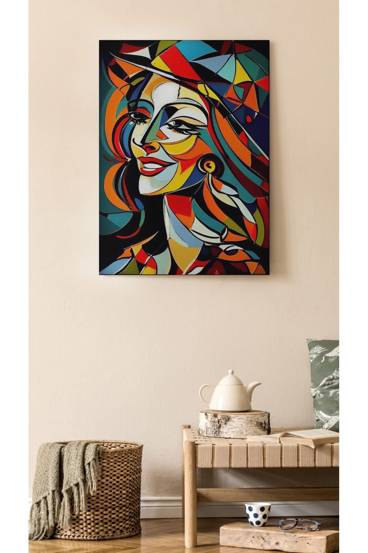 Kanvas Tablo Mixed Color Women Çizimli Desenli Temalı Tablo