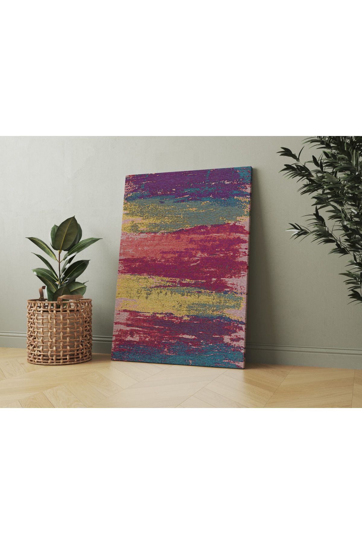 Kanvas Tablo Soyut Renkli