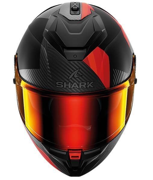SHARK SPARTAN GT PRO DOKHTA KIRMIZI CARBON KAPALI KASK