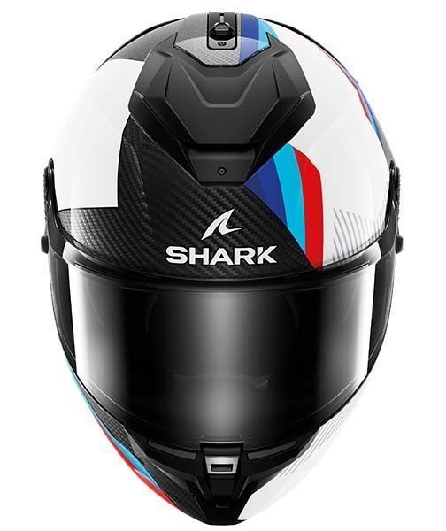 SHARK SPARTAN GT PRO DOKHTA BEYAZ CARBON KAPALI KASK
